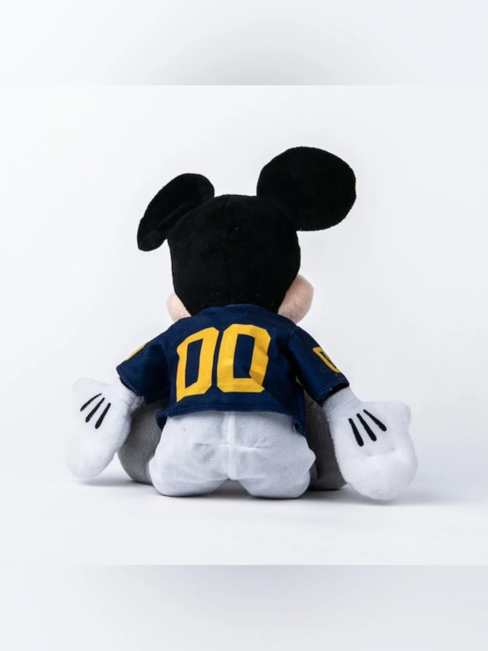 Disney NCAA Michigan Wolverines Mickey Mouse Plush Football Jersey 00